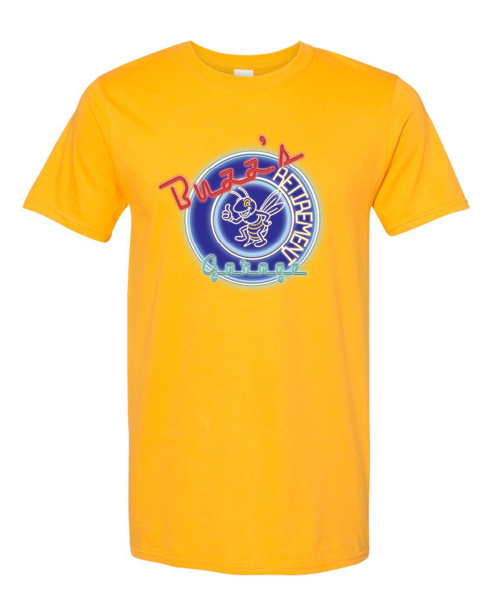Buzz's Retirement Garage Short Sleeve T-shirt - Gildan Softstyle