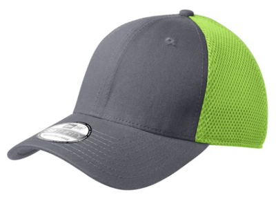 New Era 39Thirty Stretch Mesh Hat with Custom Patch