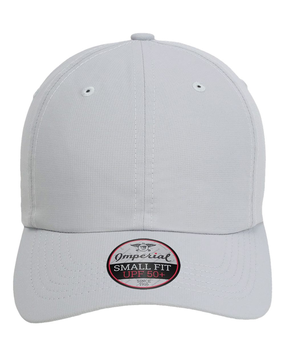 Imperial upf 50 Criss Cross Ponytail Hat with Custom Engraved Leather Patch