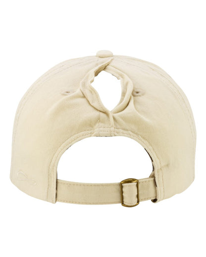 Personalized Ponytail Unstructured Hat with Custom Design - Infinity Her Cassie