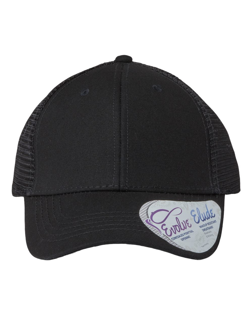 Ponytail Trucker Hat with Custom Patch - Infinity Her Charlie