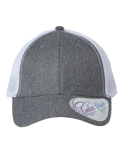 Ponytail Trucker Hat with Custom Patch - Infinity Her Charlie