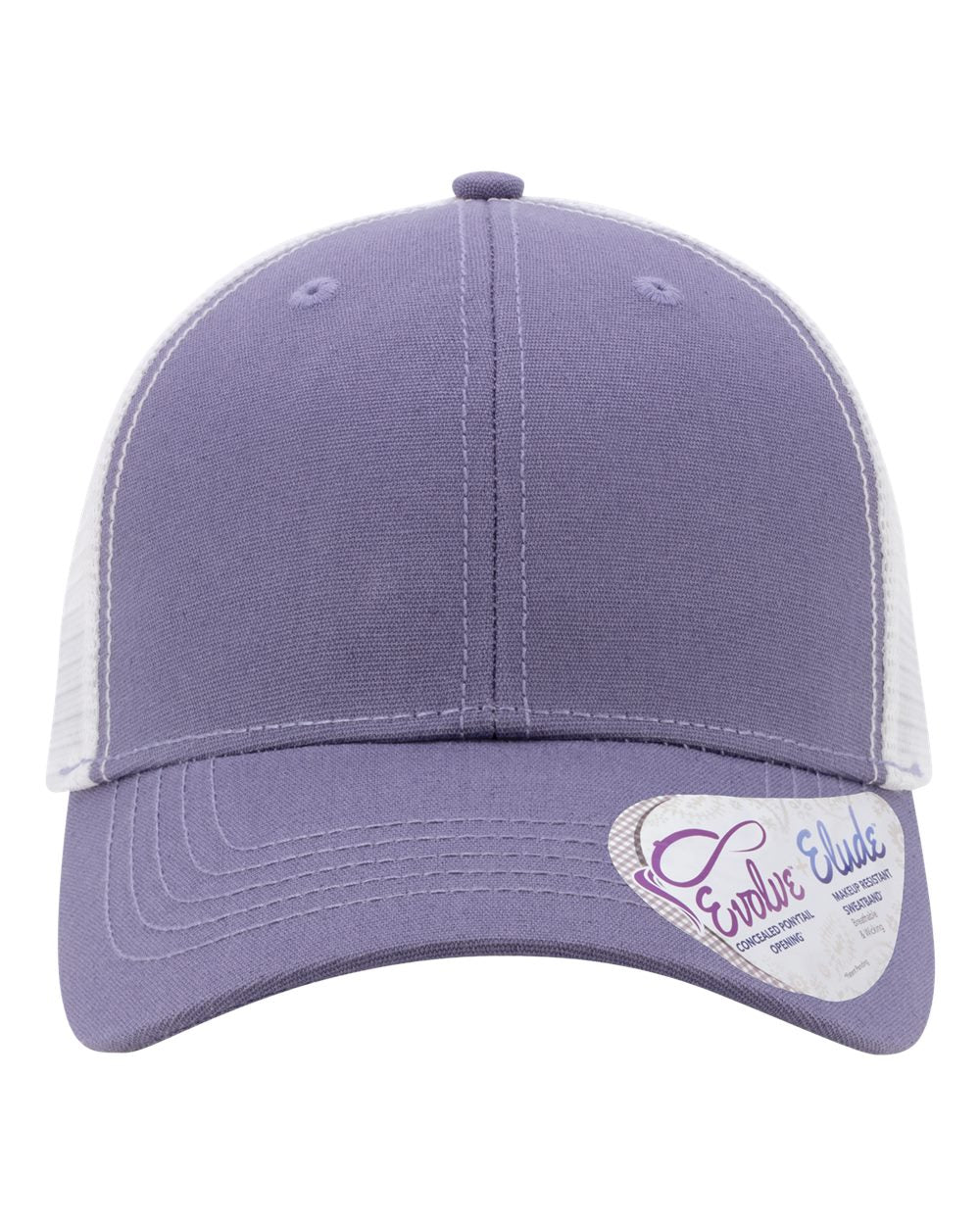 Ponytail Trucker Hat with Custom Patch - Infinity Her Charlie