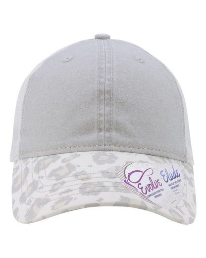 Personalized Ponytail Unstructured Printed Bill Hat with Custom Design - Infinity Her Janet