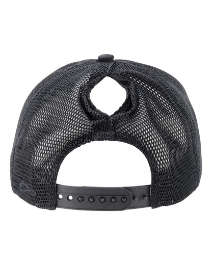 Personalized Ponytail Unstructured Corduroy Hat with Custom Design - Infinity Her Jo