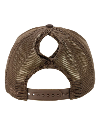 Personalized Ponytail Unstructured Corduroy Hat with Custom Design - Infinity Her Jo