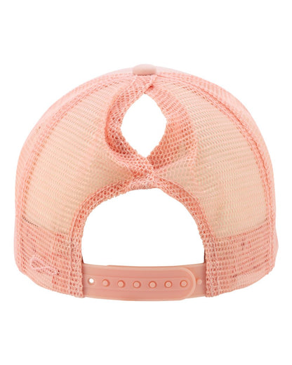 Personalized Ponytail Foam Trucker Hat with Custom Design - Infinity Her Rosie