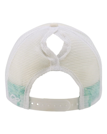 Personalized Ponytail Foam Trucker Hat with Custom Design - Infinity Her Rosie