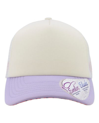 Personalized Ponytail Foam Trucker Hat with Custom Design - Infinity Her Rosie