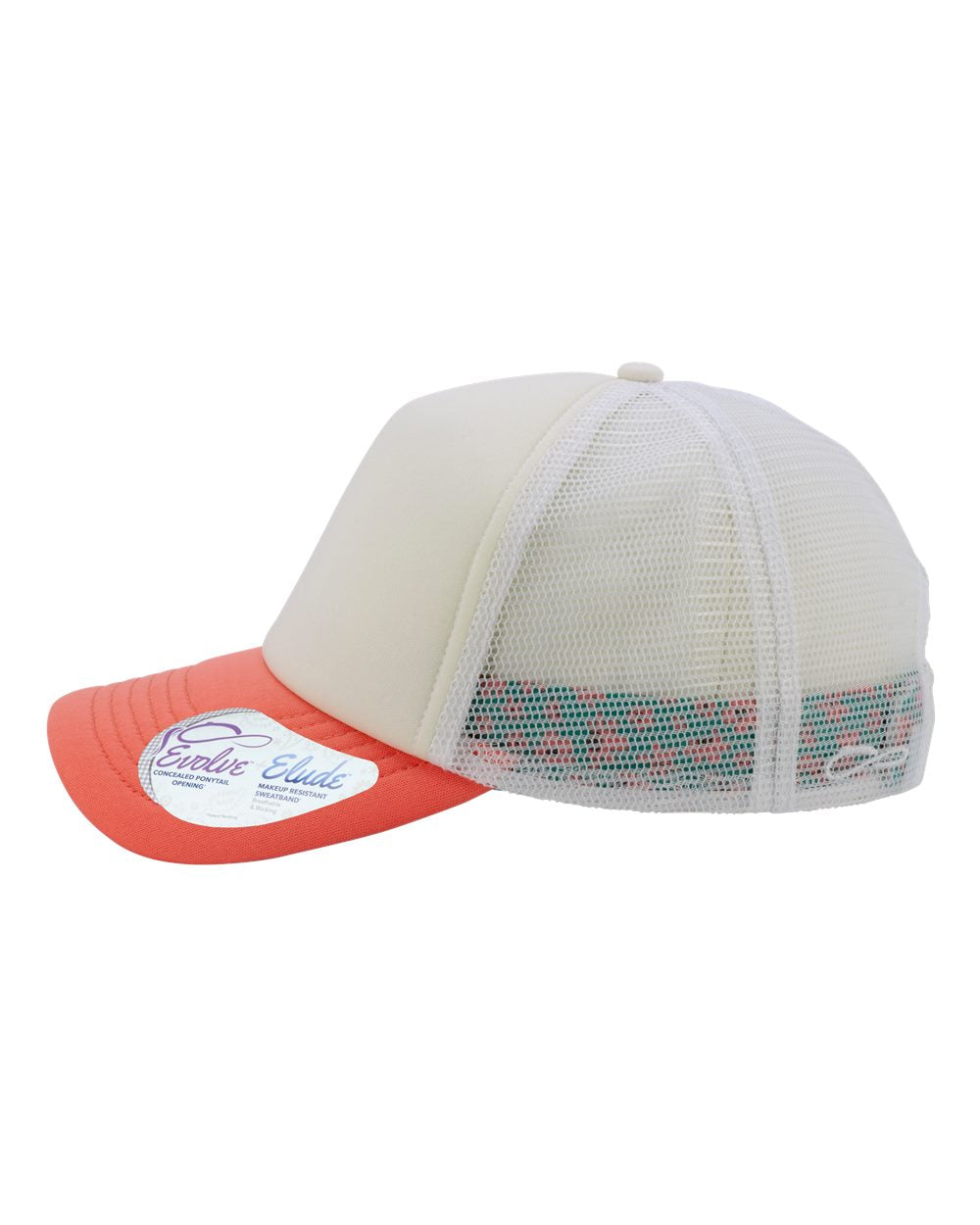 Personalized Ponytail Foam Trucker Hat with Custom Design - Infinity Her Rosie