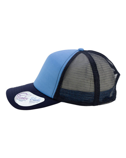 Personalized Ponytail Foam Trucker Hat with Custom Design - Infinity Her Rosie