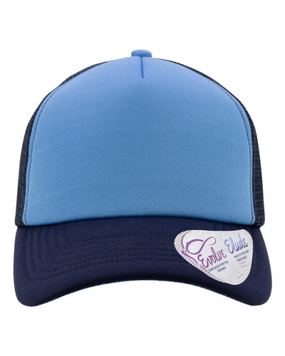 Personalized Ponytail Foam Trucker Hat with Custom Design - Infinity Her Rosie