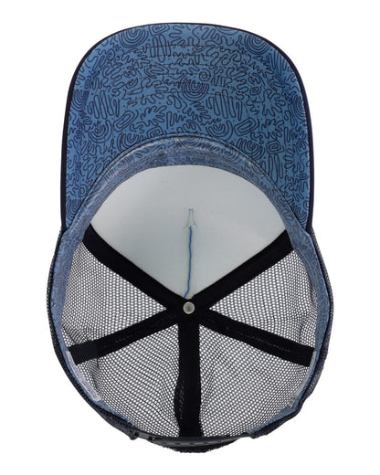 Personalized Ponytail Foam Trucker Hat with Custom Design - Infinity Her Rosie