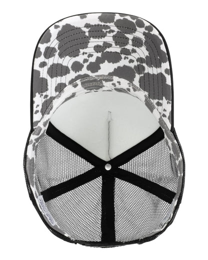 Personalized Ponytail Foam Trucker Hat with Custom Design - Infinity Her Rosie