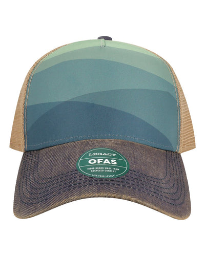 Legacy Five Panel Trucker Hat with Custom Patch