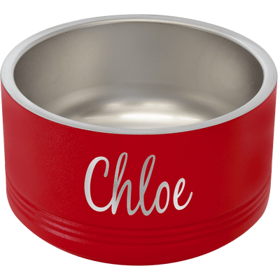 Custom Pet Bowls - Stainless Steel, Personalized Engraving