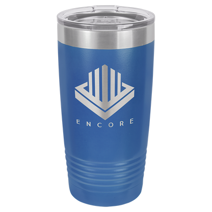 Personalized 20 oz. Vacuum Insulated Ringneck Tumbler with Clear Lid - Polar Camel
