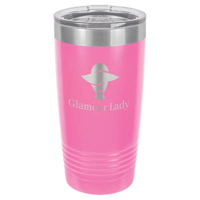 Personalized 20 oz. Vacuum Insulated Ringneck Tumbler with Clear Lid - Polar Camel