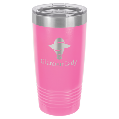 Personalized 20 oz. Vacuum Insulated Ringneck Tumbler with Clear Lid - Polar Camel