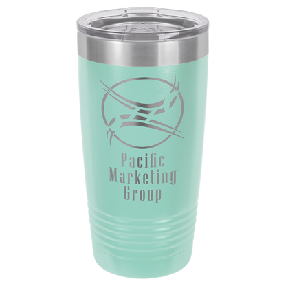 Personalized 20 oz. Vacuum Insulated Ringneck Tumbler with Clear Lid - Polar Camel