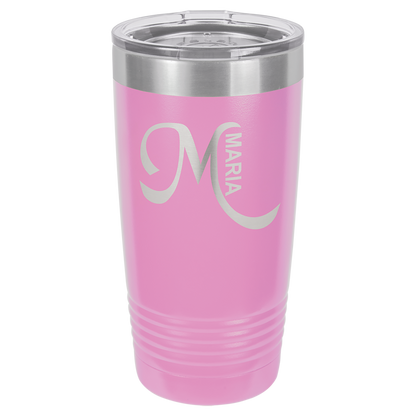 Personalized 20 oz. Vacuum Insulated Ringneck Tumbler with Clear Lid - Polar Camel
