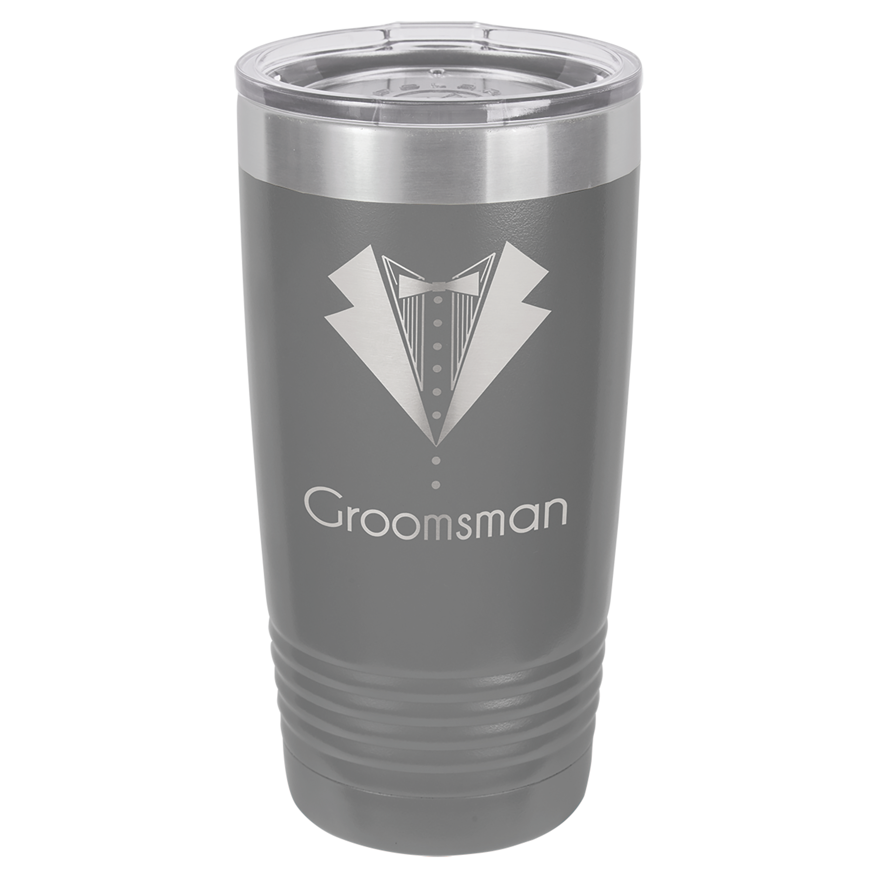 Personalized 20 oz. Vacuum Insulated Ringneck Tumbler with Clear Lid - Polar Camel