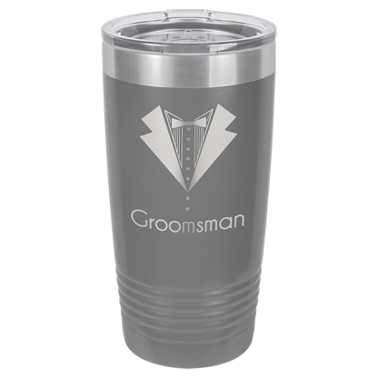 Personalized 20 oz. Vacuum Insulated Ringneck Tumbler with Clear Lid - Polar Camel