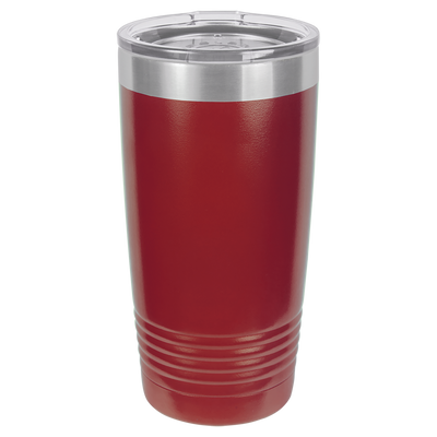 Personalized 20 oz. Vacuum Insulated Ringneck Tumbler with Clear Lid - Polar Camel