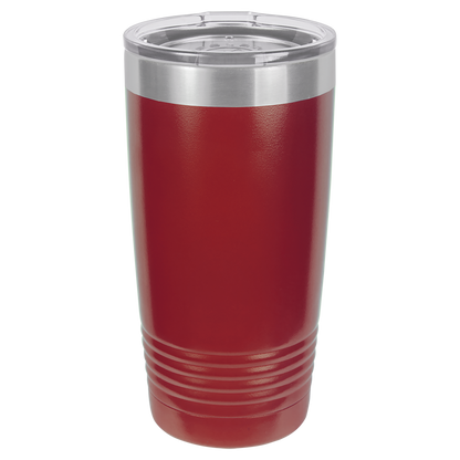 Personalized 20 oz. Vacuum Insulated Ringneck Tumbler with Clear Lid - Polar Camel