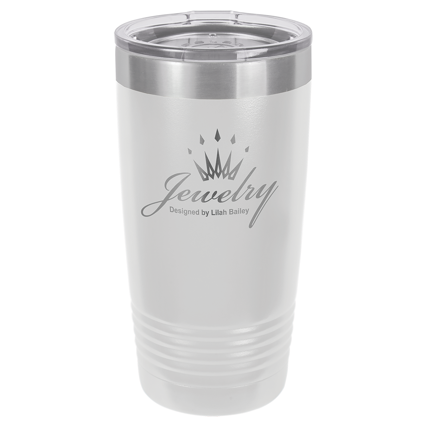 Personalized 20 oz. Vacuum Insulated Ringneck Tumbler with Clear Lid - Polar Camel