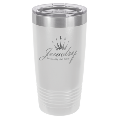 Personalized 20 oz. Vacuum Insulated Ringneck Tumbler with Clear Lid - Polar Camel