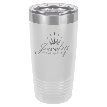 Personalized 20 oz. Vacuum Insulated Ringneck Tumbler with Clear Lid - Polar Camel