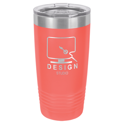 Personalized 20 oz. Vacuum Insulated Ringneck Tumbler with Clear Lid - Polar Camel