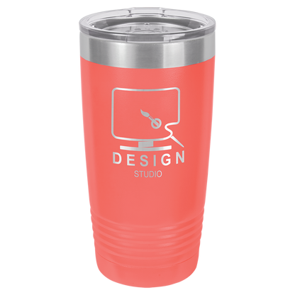 Personalized 20 oz. Vacuum Insulated Ringneck Tumbler with Clear Lid - Polar Camel