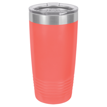 Personalized 20 oz. Vacuum Insulated Ringneck Tumbler with Clear Lid - Polar Camel