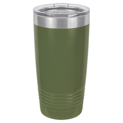 Personalized 20 oz. Vacuum Insulated Ringneck Tumbler with Clear Lid - Polar Camel