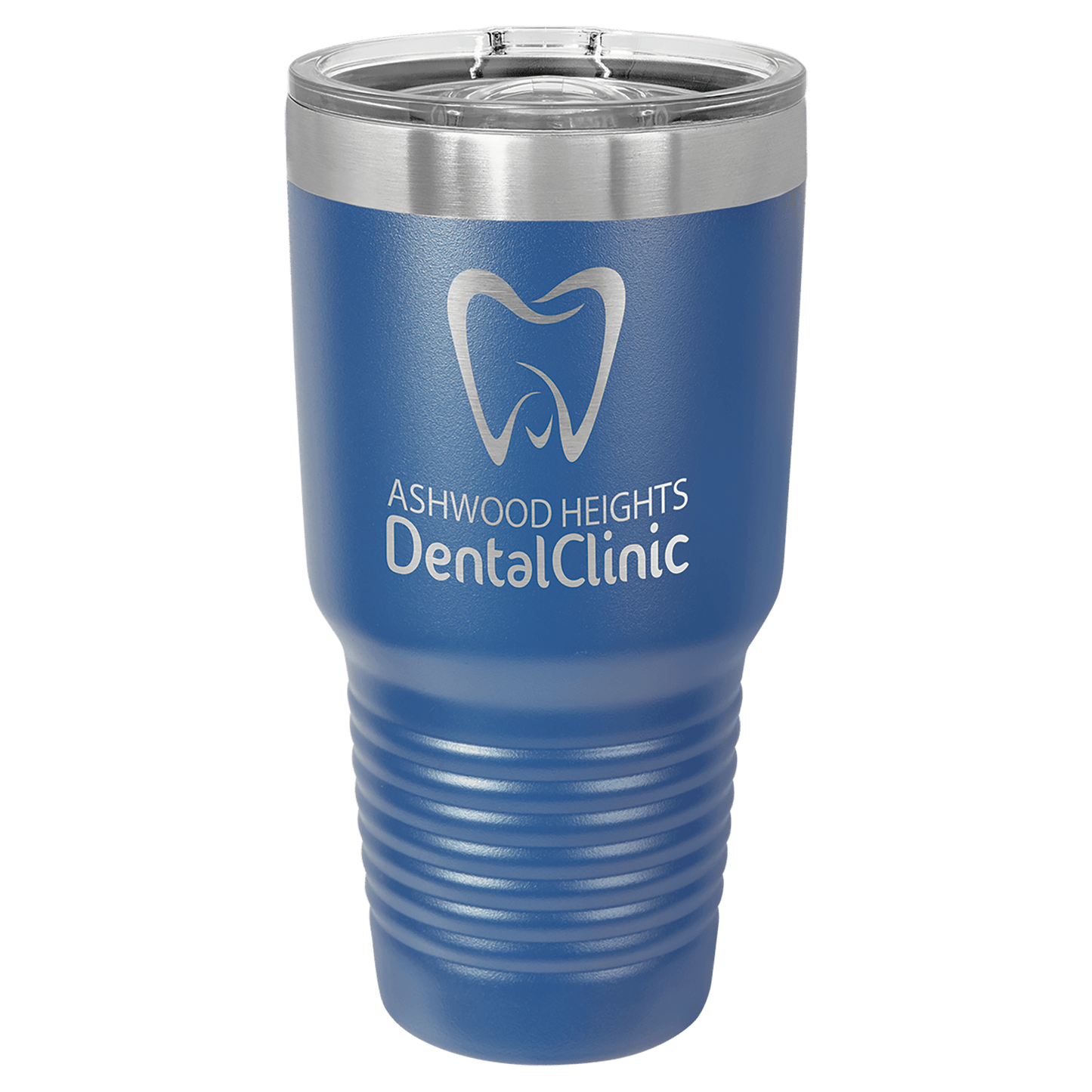 Personalized 30 oz. Vacuum Insulated Ringneck Tumbler with Clear Slider Lid - Polar Camel