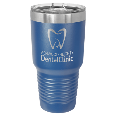 Personalized 30 oz. Vacuum Insulated Ringneck Tumbler with Clear Slider Lid - Polar Camel