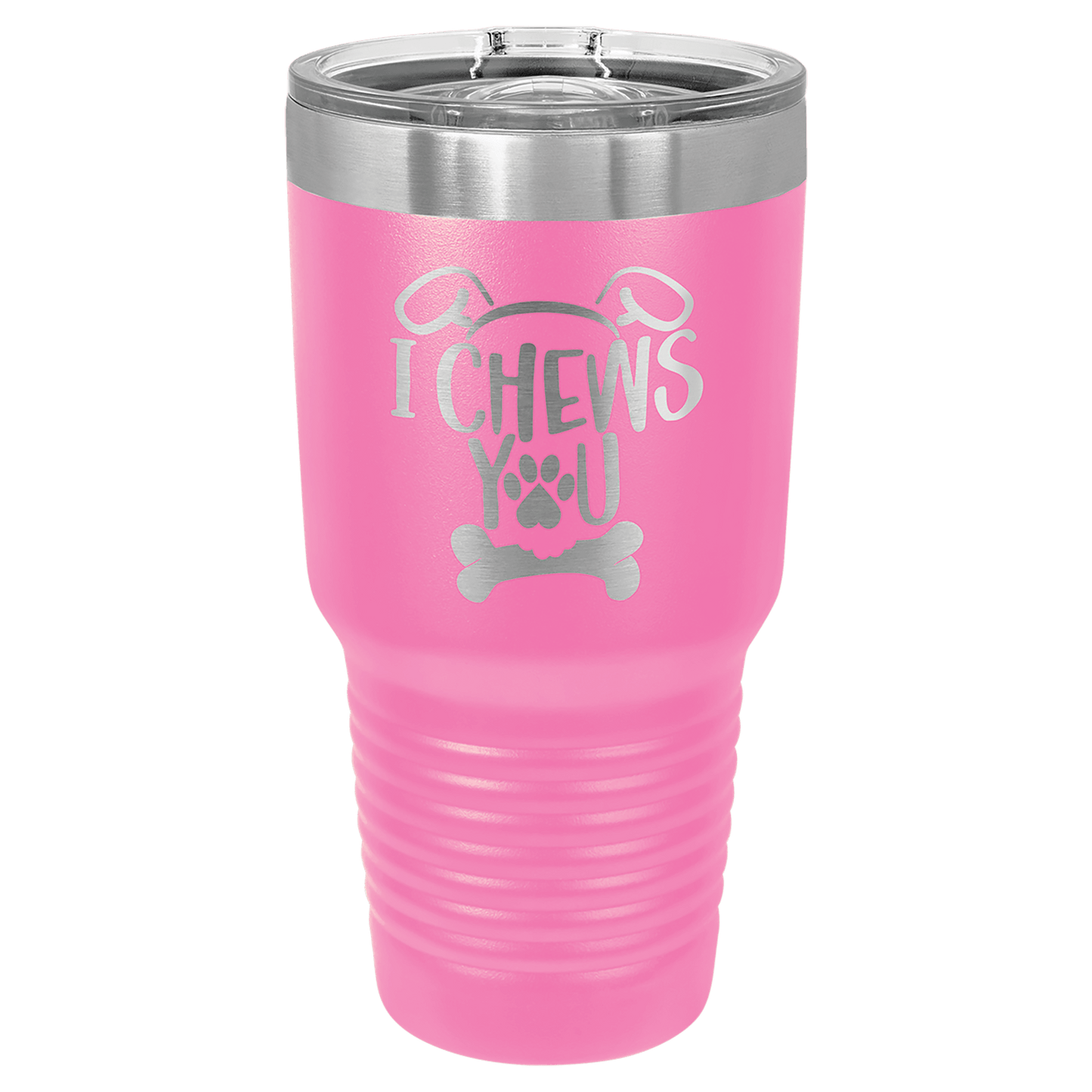Personalized 30 oz. Vacuum Insulated Ringneck Tumbler with Clear Slider Lid - Polar Camel