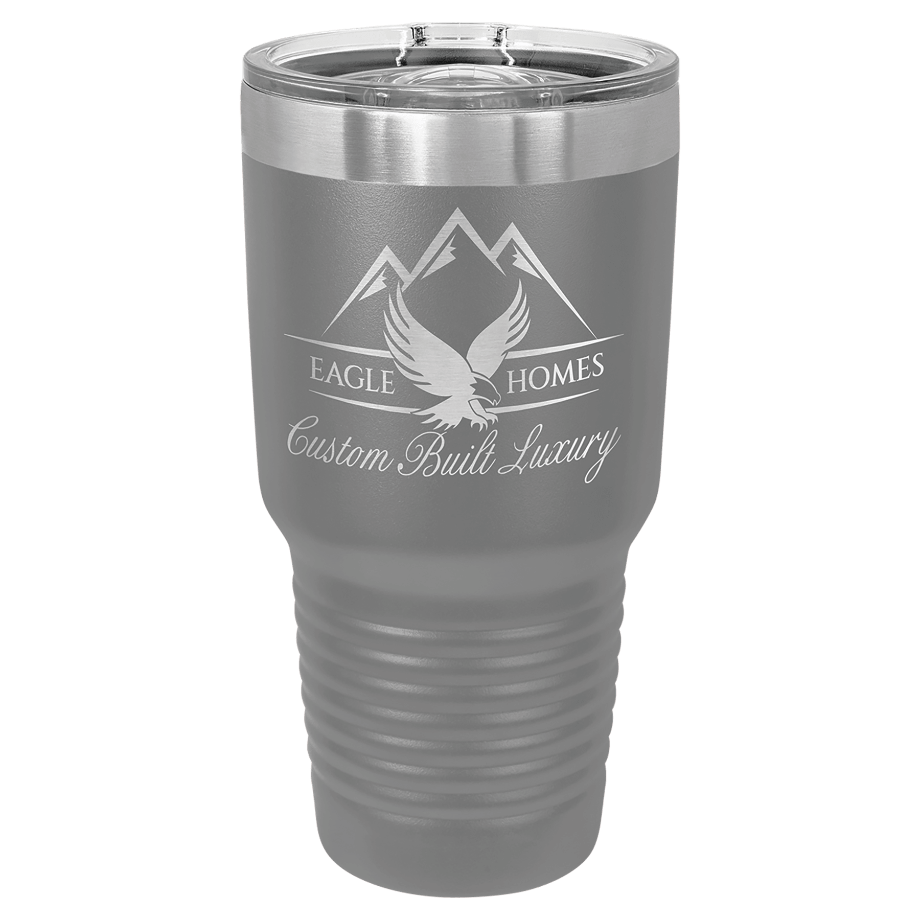 Personalized 30 oz. Vacuum Insulated Ringneck Tumbler with Clear Slider Lid - Polar Camel