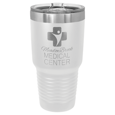 Personalized 30 oz. Vacuum Insulated Ringneck Tumbler with Clear Slider Lid - Polar Camel