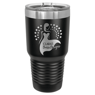 Personalized 30 oz. Vacuum Insulated Ringneck Tumbler with Clear Slider Lid - Polar Camel