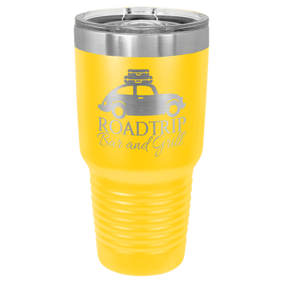 Personalized 30 oz. Vacuum Insulated Ringneck Tumbler with Clear Slider Lid - Polar Camel