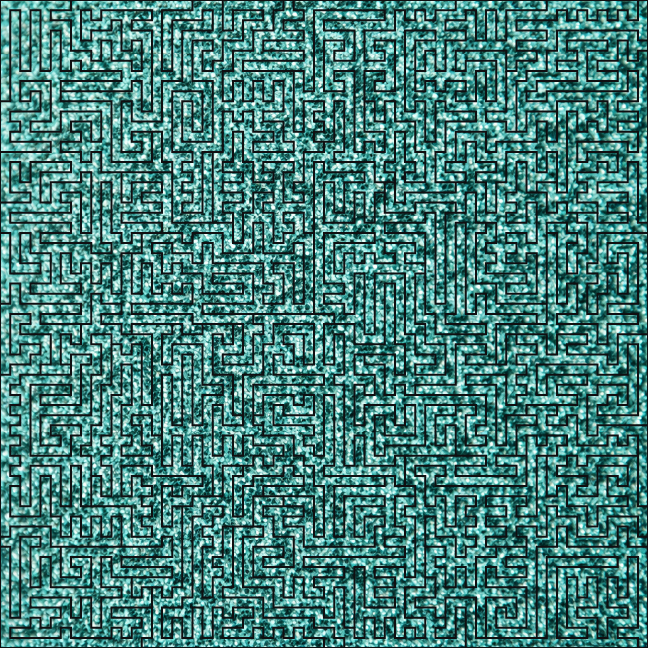 Acrylic Fractal Puzzle - Solid