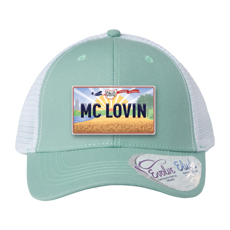 Custom License Plate Hat | Personalized Word or Name Hat | Ohio-Inspired License Plate Patch Trucker Hat
