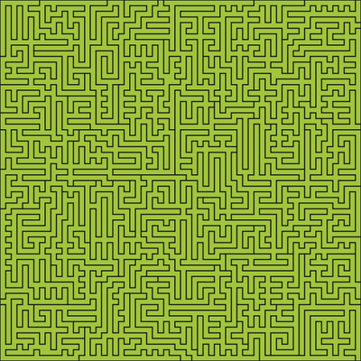 Acrylic Fractal Puzzle - Solid