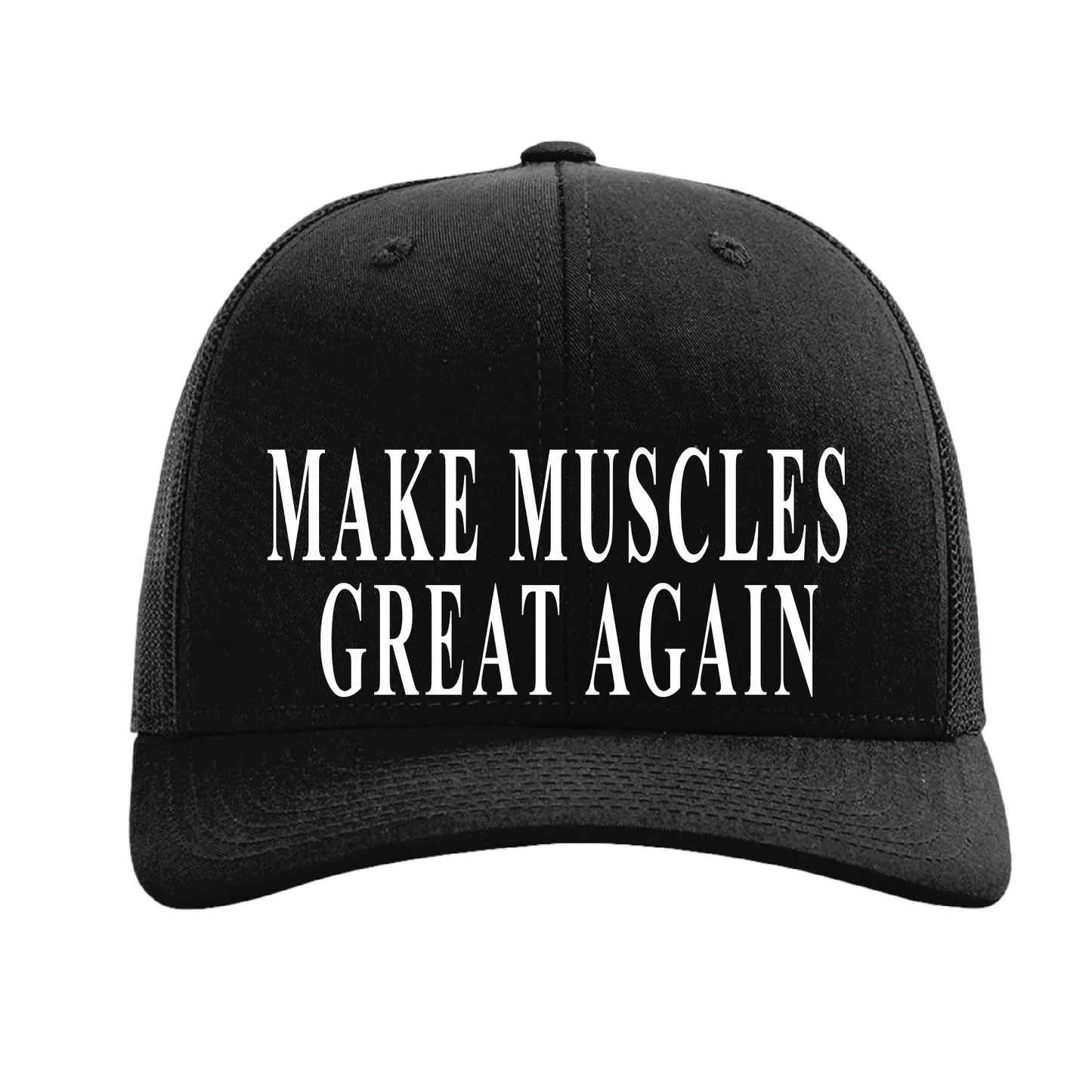 Make Muscles Great Again Richardson 112 Trucker Hat