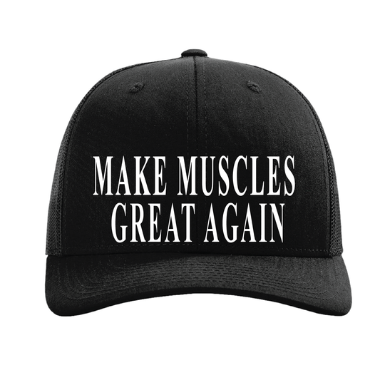 Make Muscles Great Again Richardson 112 Trucker Hat