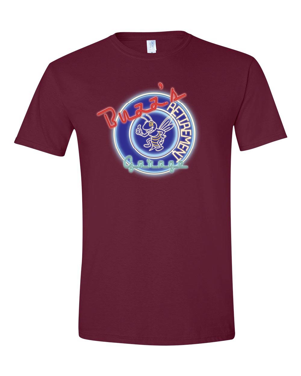 Buzz's Retirement Garage Short Sleeve T-shirt - Gildan Softstyle