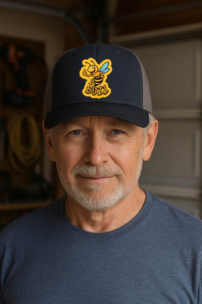 Buzz's Retirement Garage Richardson 112 Trucker Hat - Buzz Bee